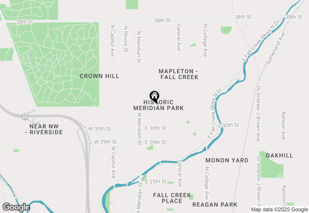 Map of 3145 N Pennsylvania Street, Indianapolis, IN 46205