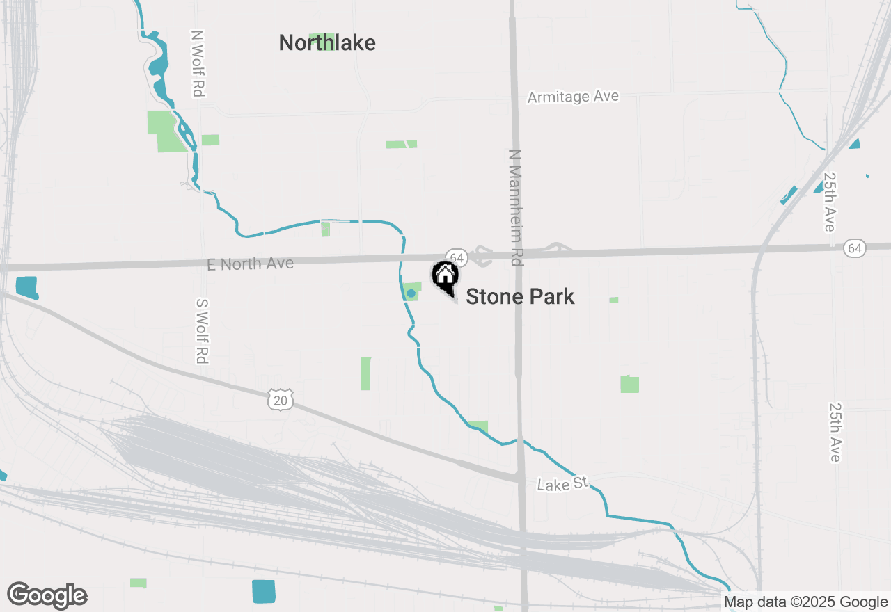 Map of 401 E Lemoyne Street, Northlake, IL 60164