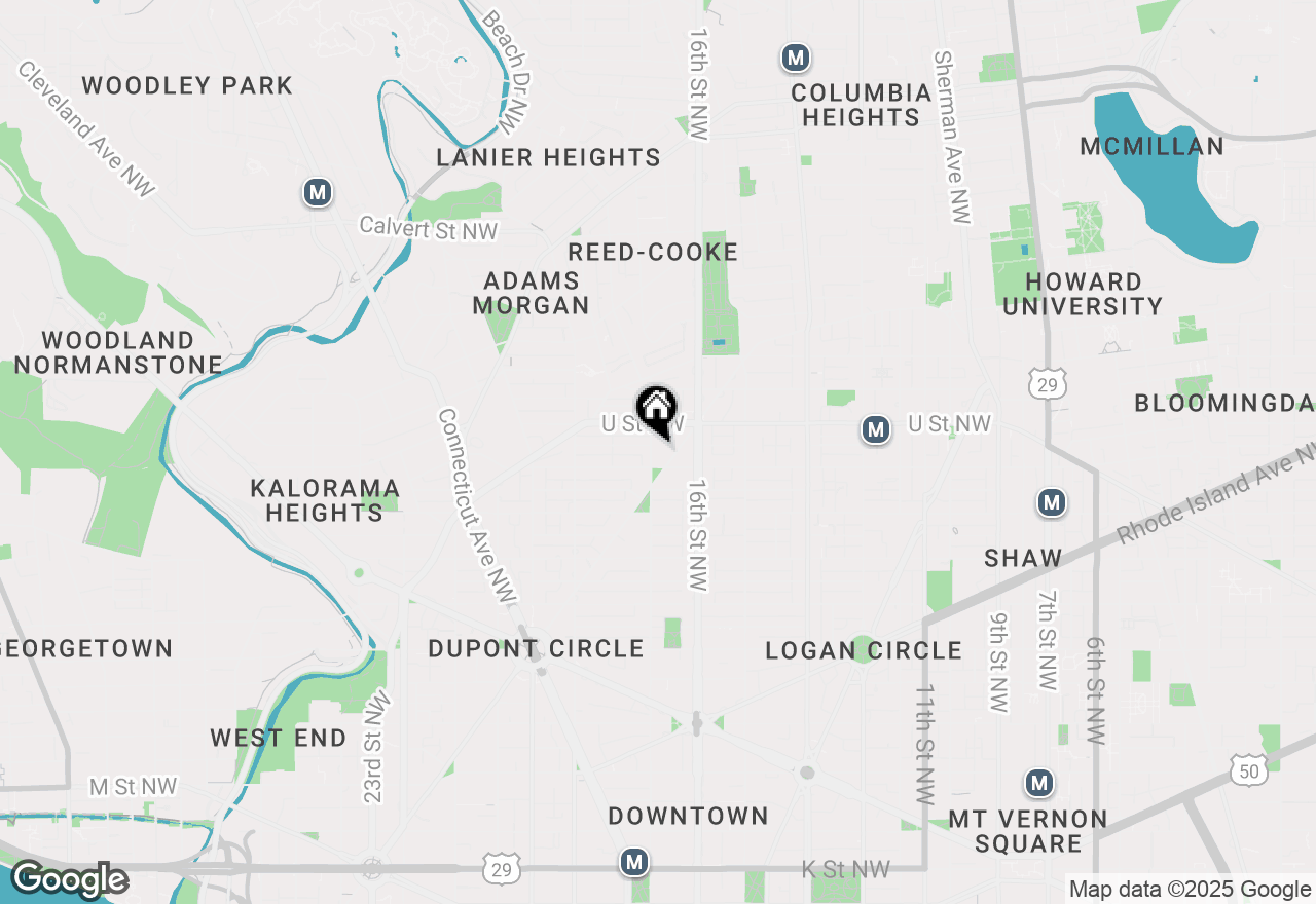 Map of 1913 17th Street Nw, Washington, DC 20009