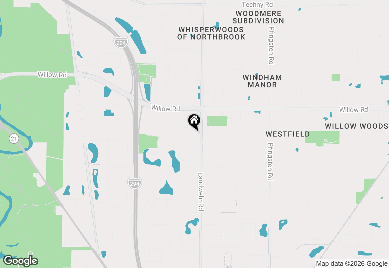 Map of 3240 Brookdale Lane, Northbrook, IL 60062
