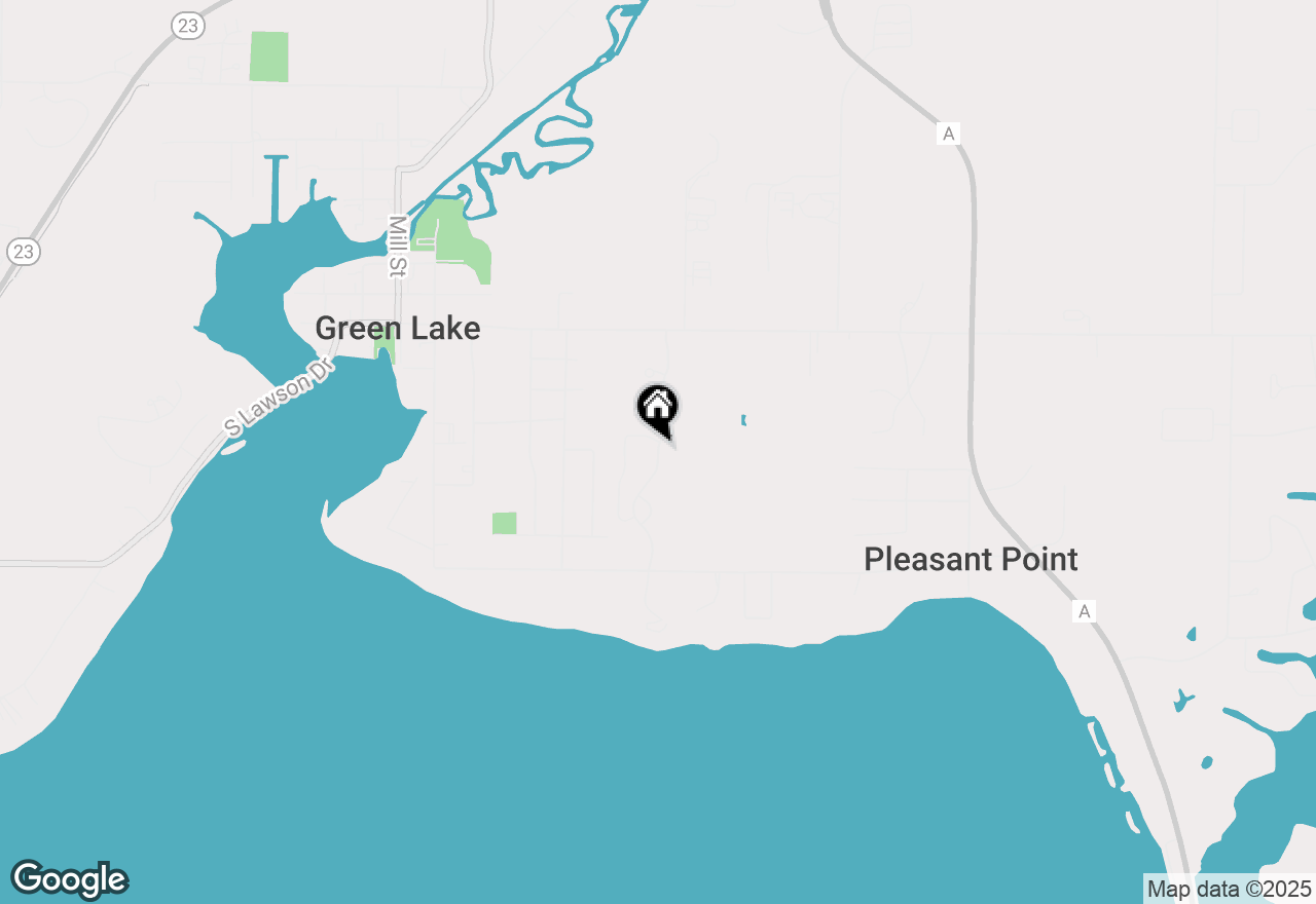 Map of 433 Evensong Way, Green Lake, WI 54941