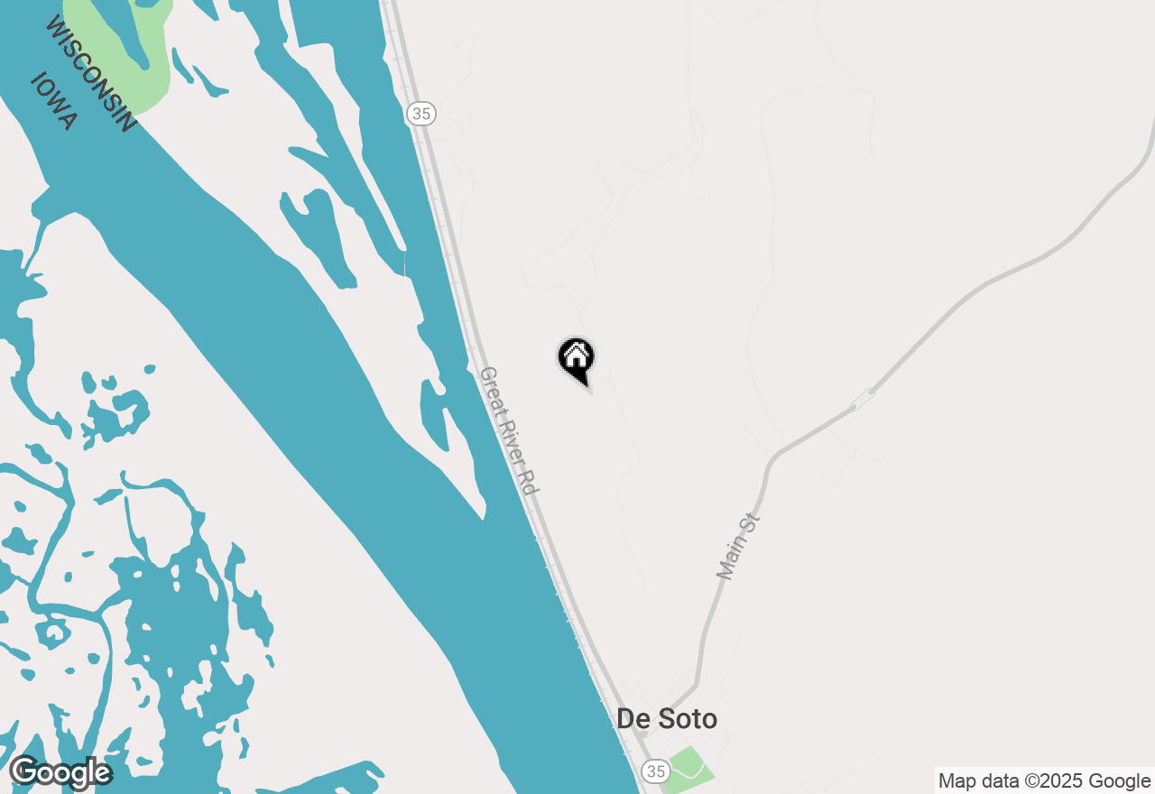 Map of 15 Scenic Point Rd, De Soto, WI 54624