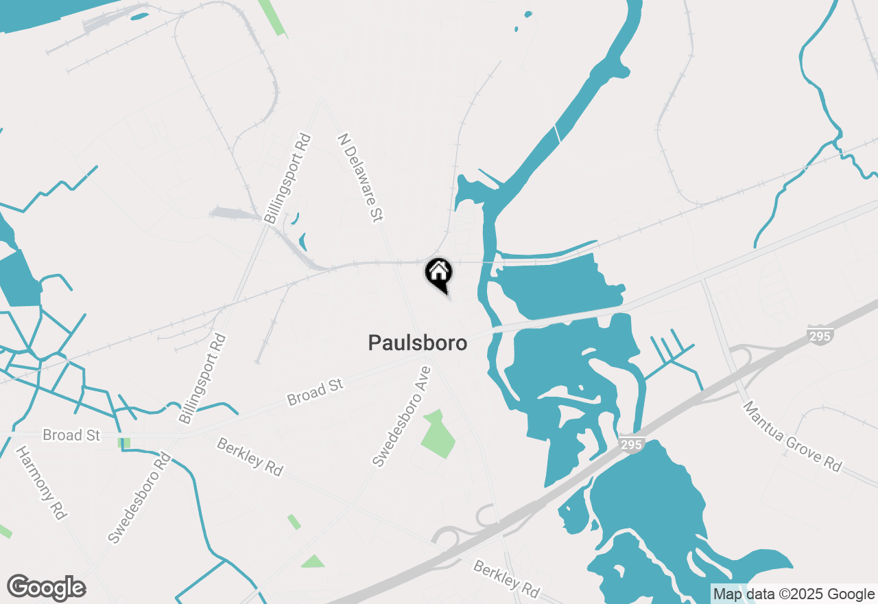 Map of 1105 N Chestnut Street, Paulsboro, NJ 08066