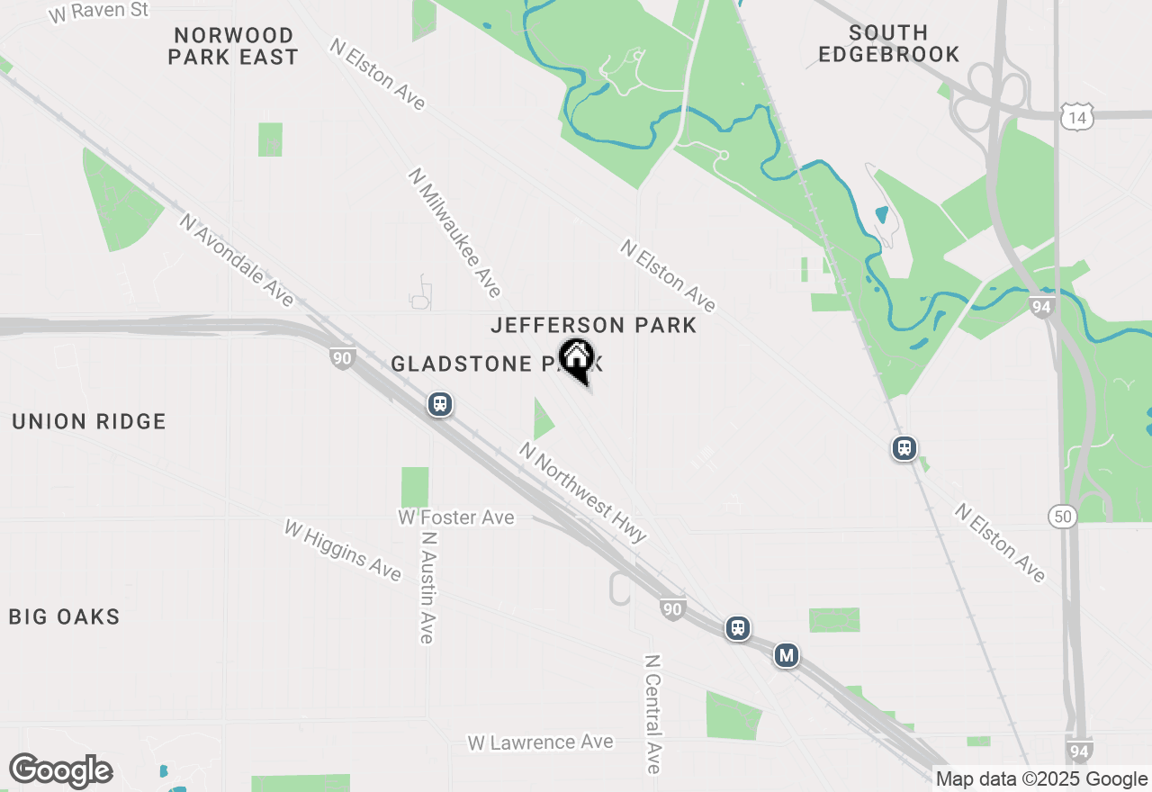 Map of 5413 N Milwaukee Avenue #3B, Chicago, IL 60630