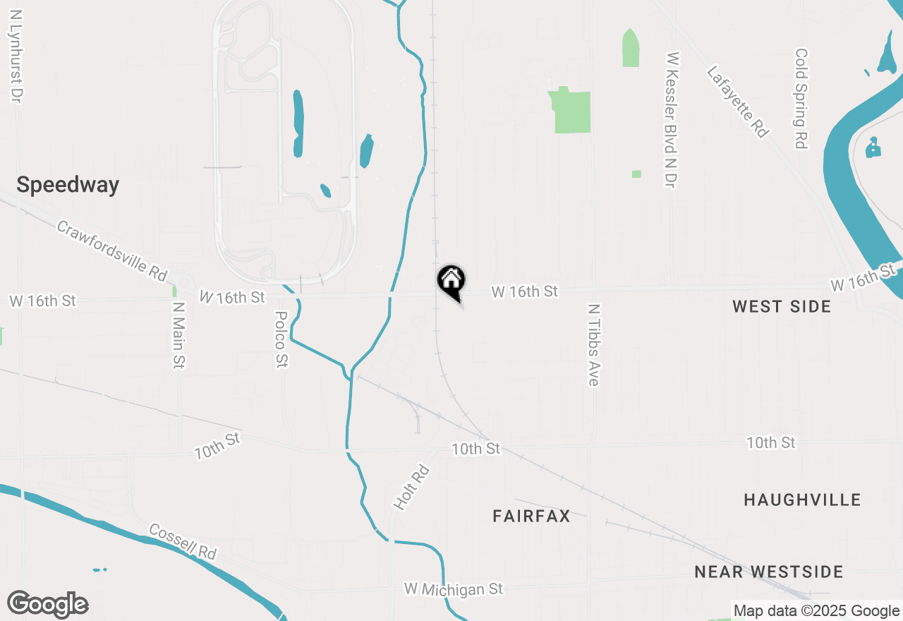 Map of 1507 N Luett Avenue, Indianapolis, IN 46222