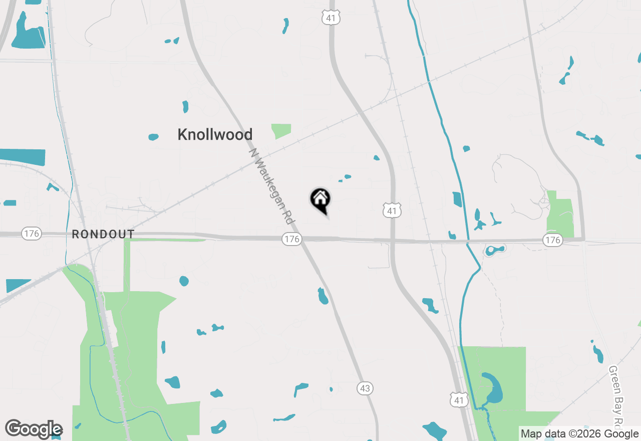 Map of 707 W North Avenue, Lake Bluff, IL 60044