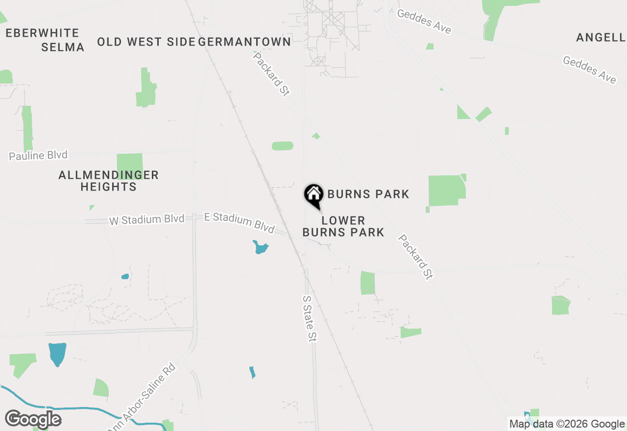 Map of (Address confidential), Ann Arbor, Michigan 48104