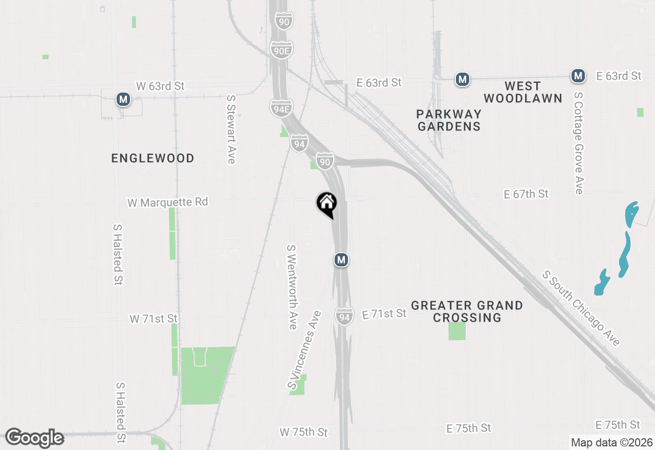 Map of 6756 S Lafayette Avenue, Chicago, IL 60621