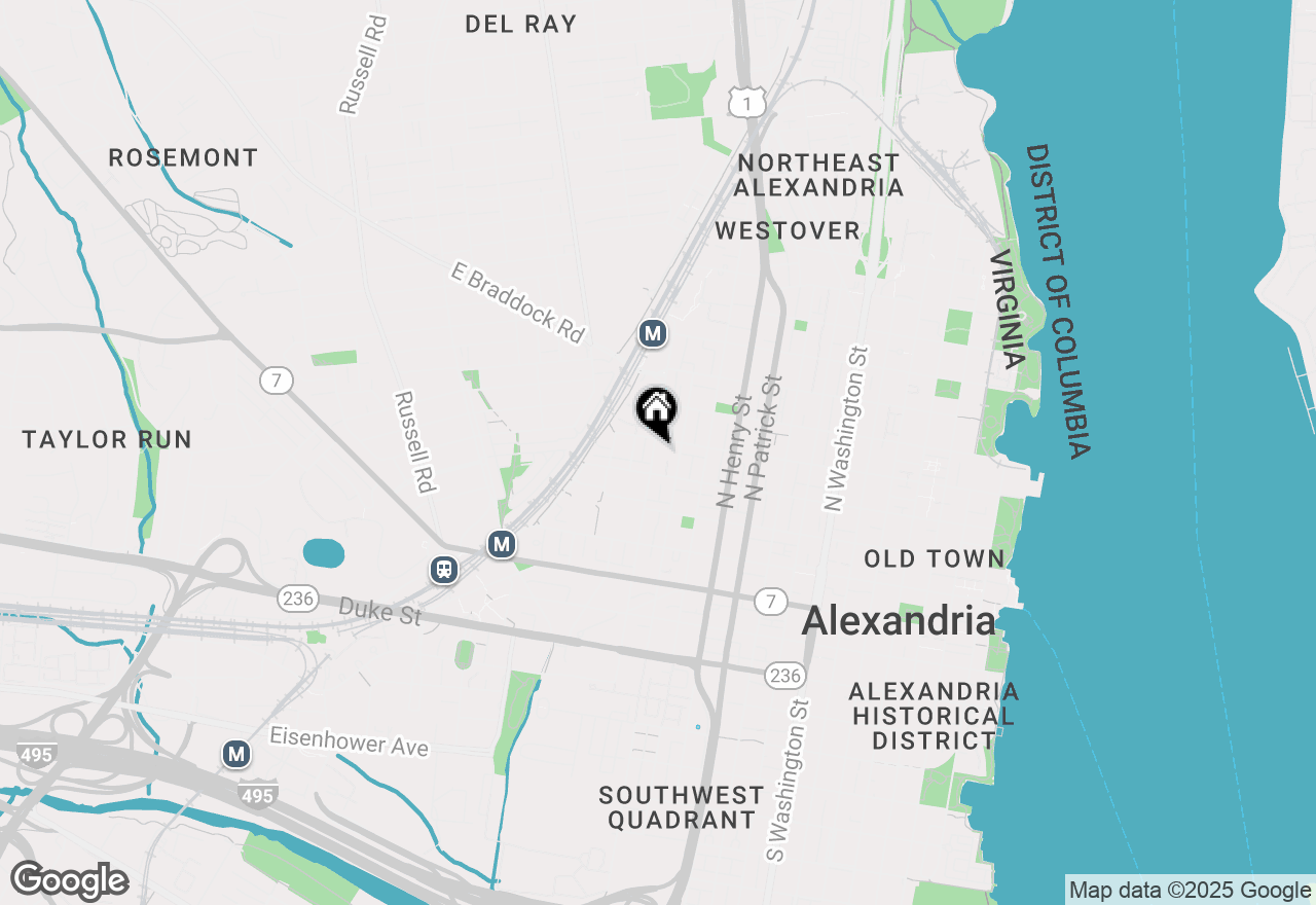 Map of 427 West Street N, Alexandria, VA 22314