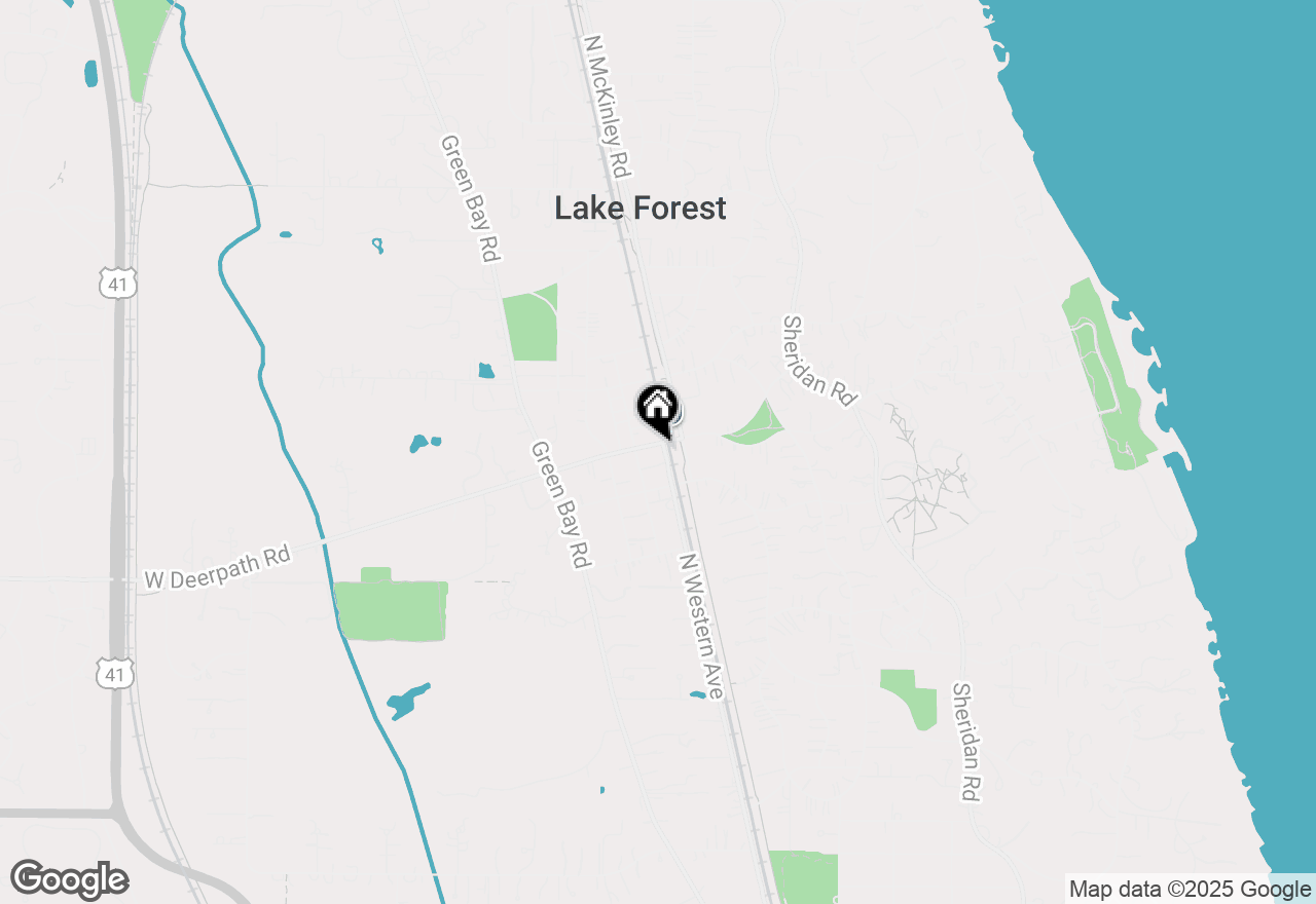 Map of 293 E Deerpath Road #35, Lake Forest, IL 60045