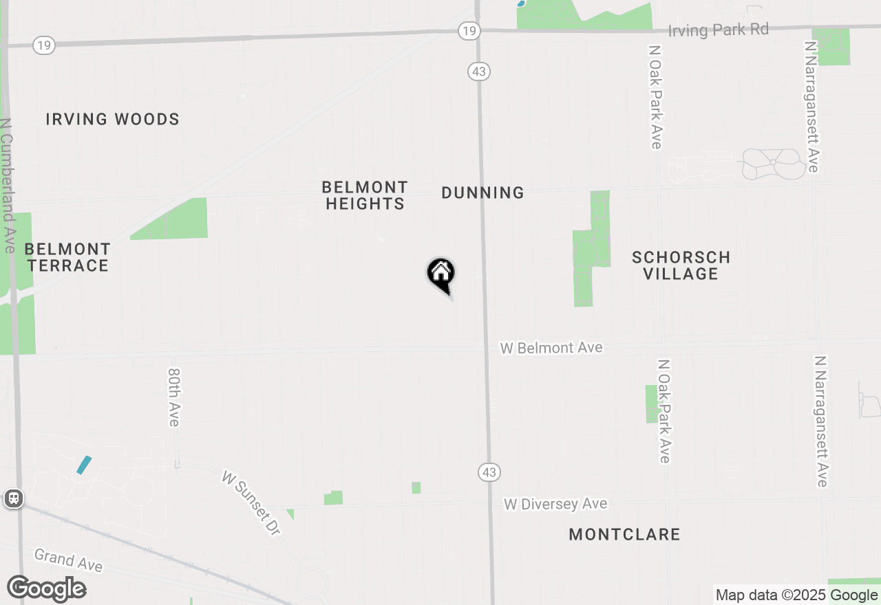 Map of 3308 N Octavia Avenue, Chicago, IL 60634