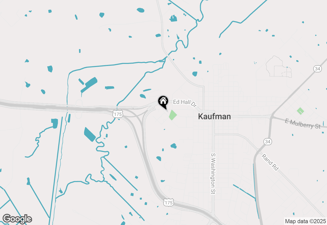 Map of 0 Booker Street, Kaufman, TX 75142
