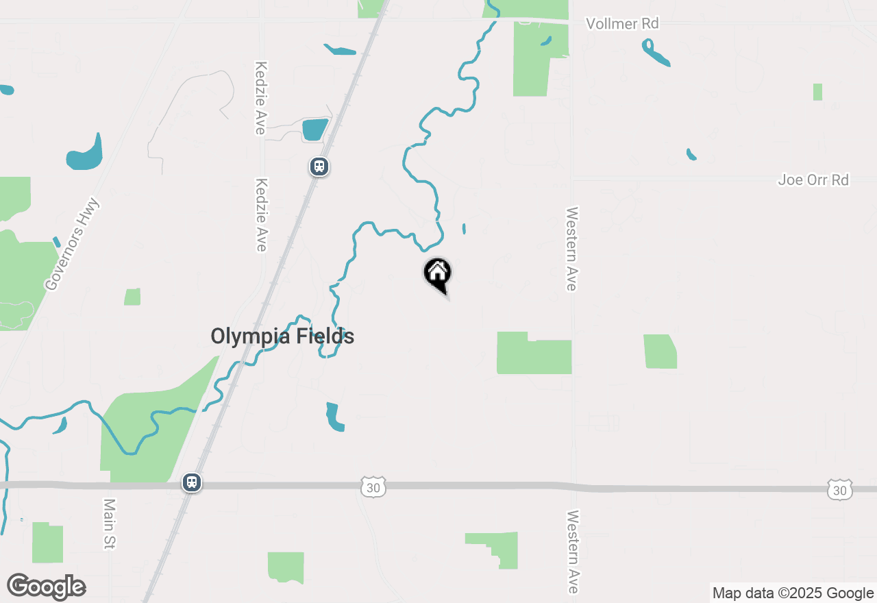 Map of 2716 Chariot Lane, Olympia Fields, IL 60461