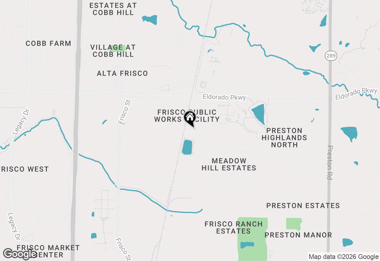 Map of 7046 Saint Augustine Drive, Frisco, TX 75033