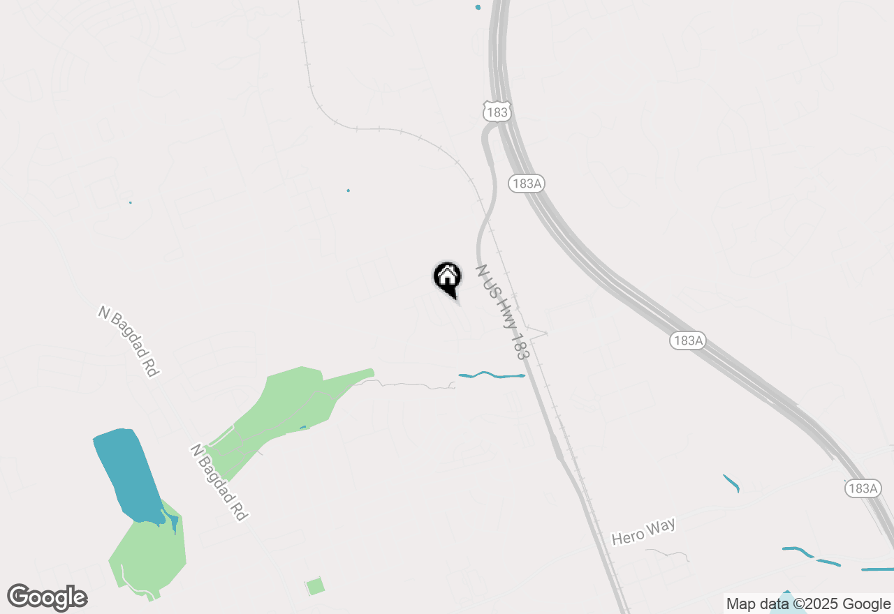 Map of 1704 W Broade St, Leander, TX 78641