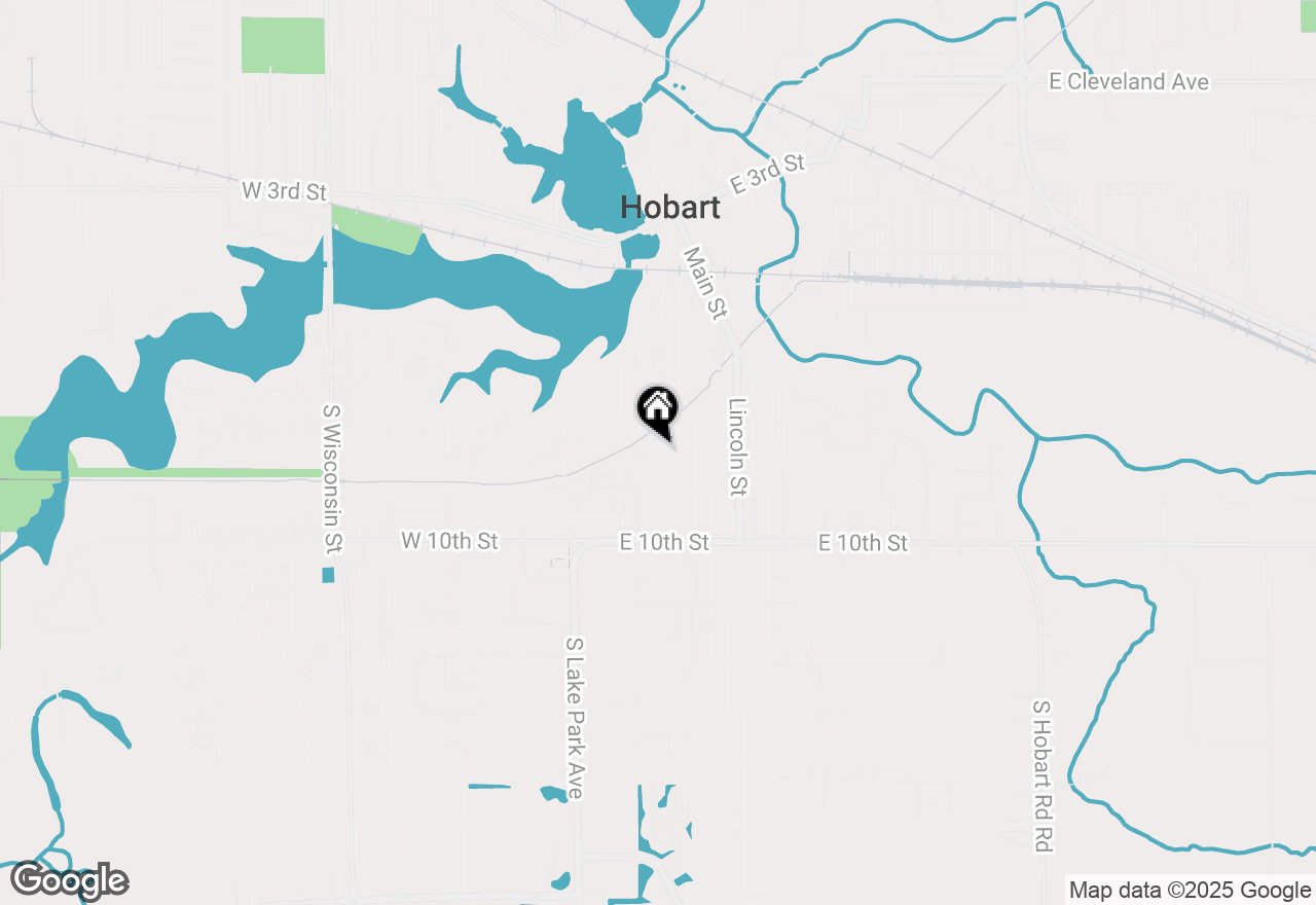 Map of 805 Water Street, Hobart, IN 46342