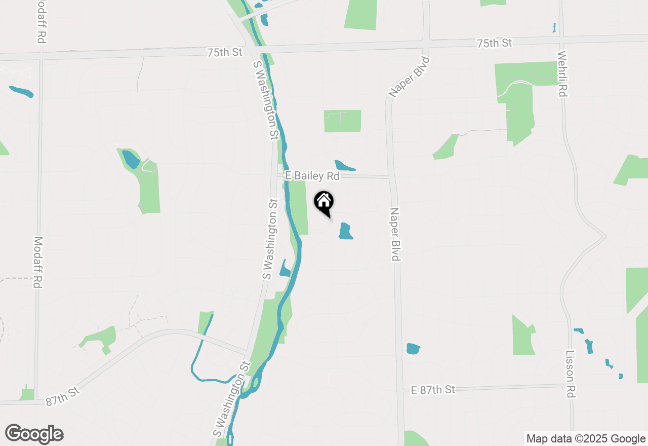 Map of 254 E Bailey Road #M, Naperville, IL 60565