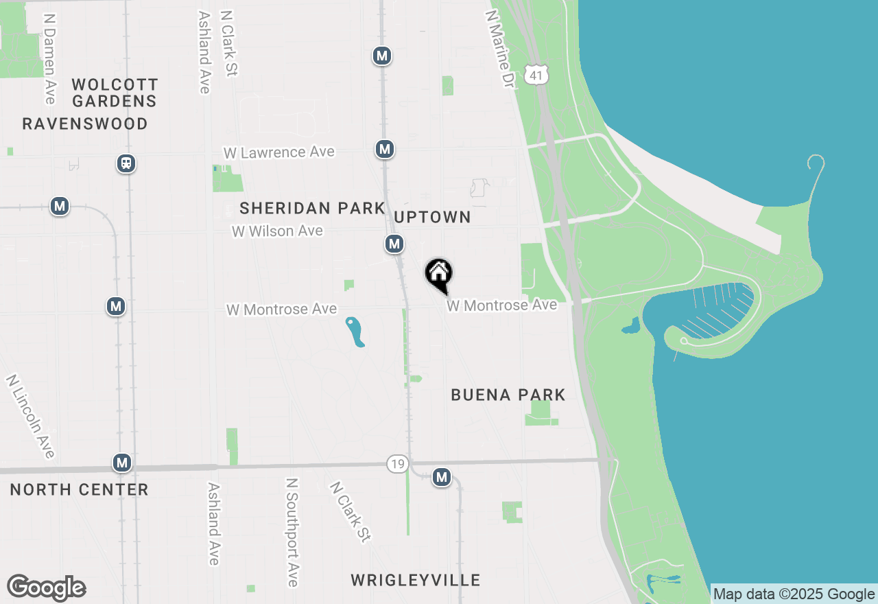 Map of 4403 N Broadway Street #3, Chicago, IL 60640