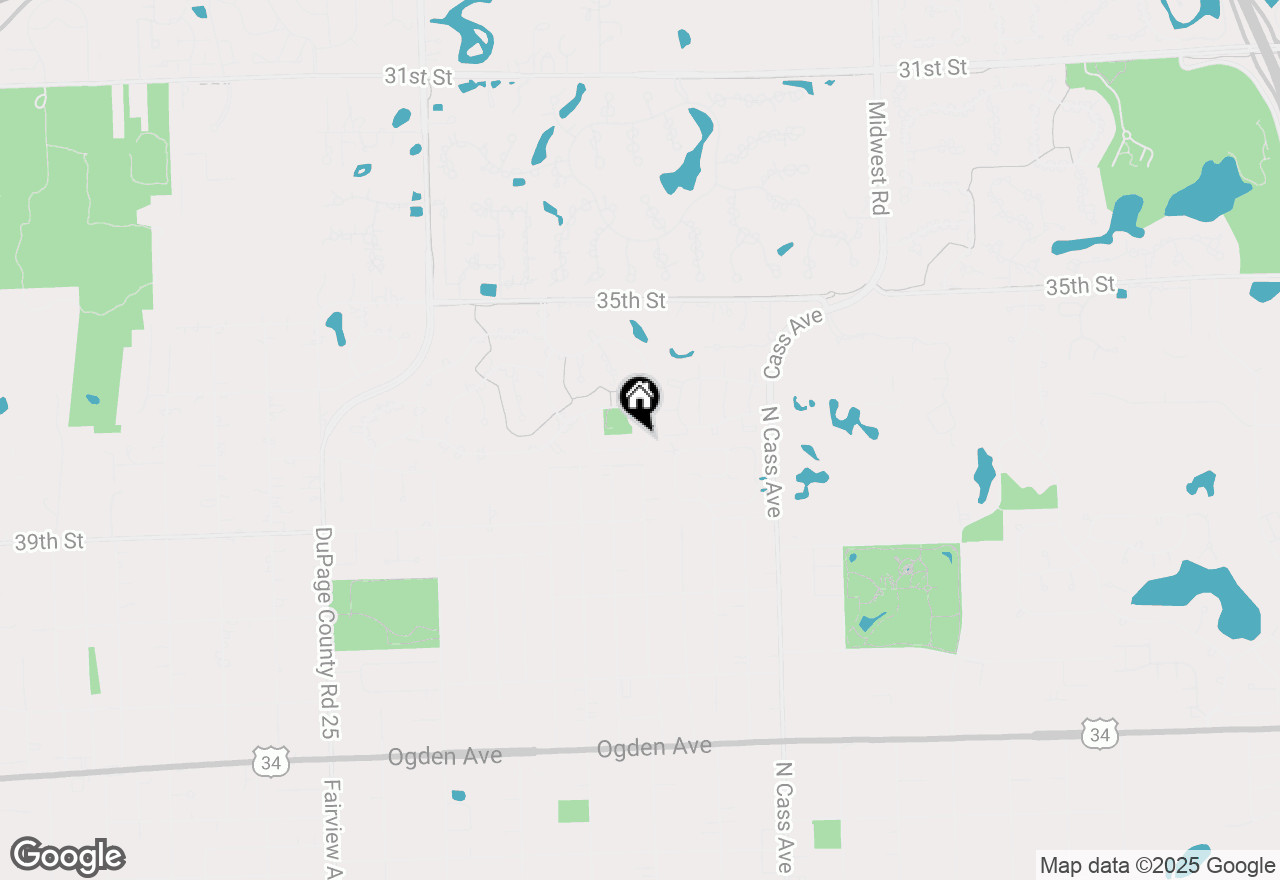 Map of 206 Bridal Path Circle, Oak Brook, IL 60523