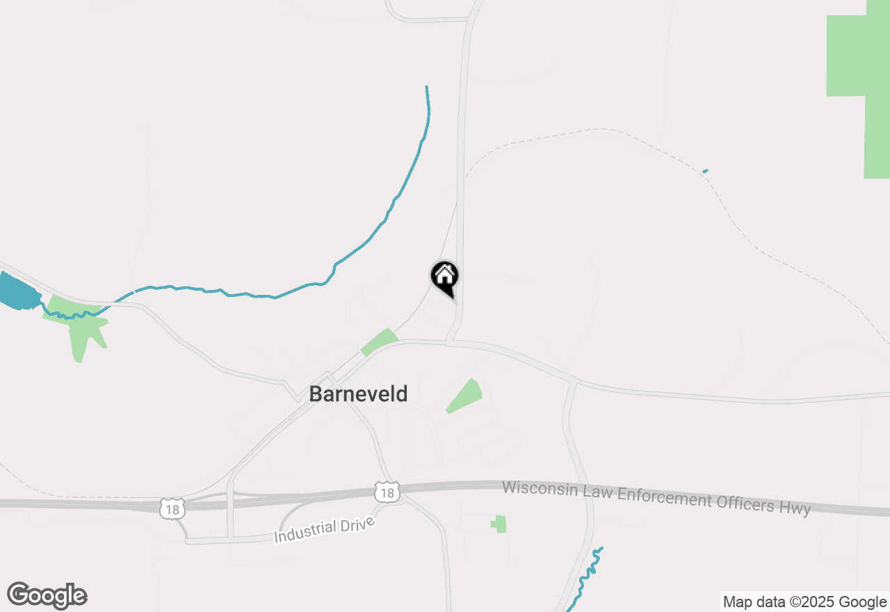 Map of  Swiss Lane & County Road K, Barneveld, WI 53507