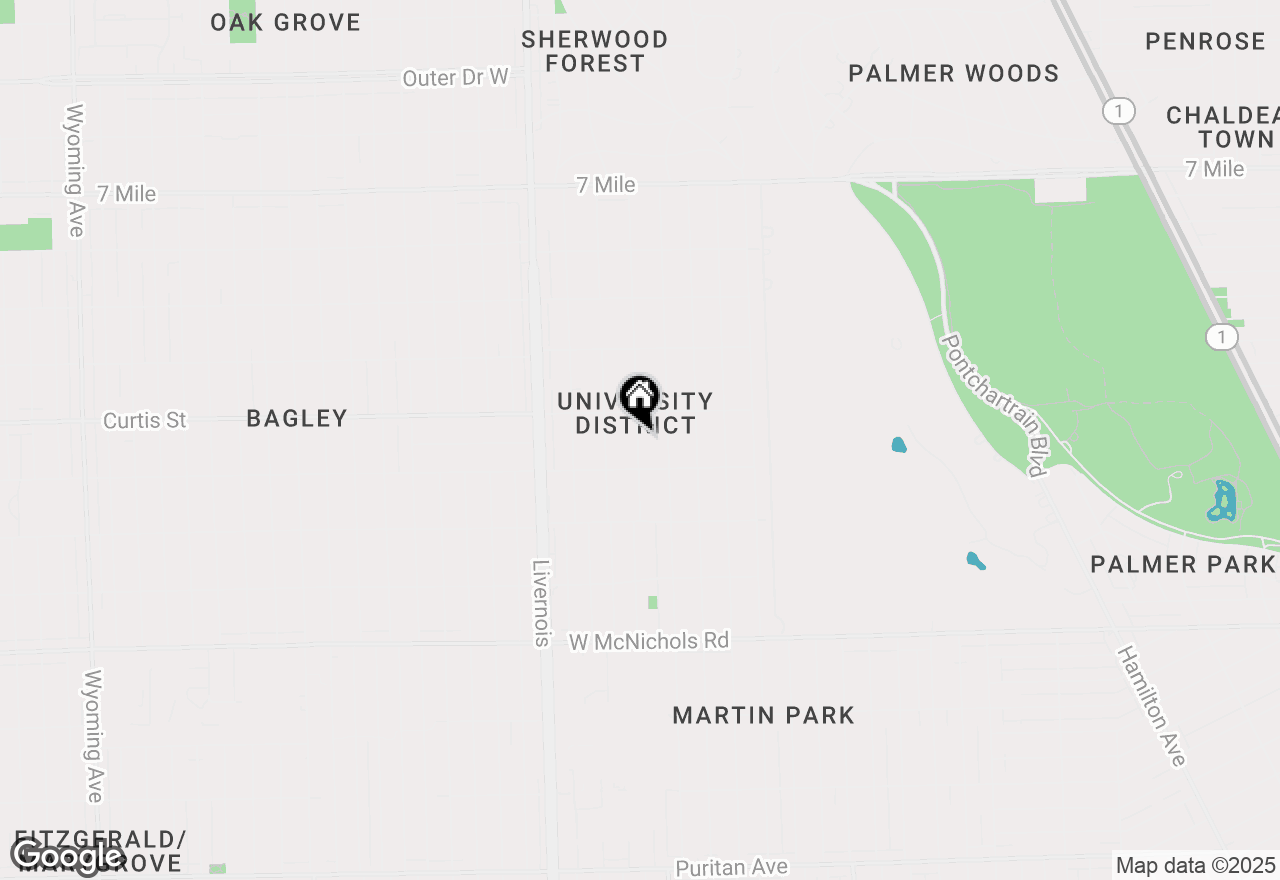 Map of 18004 Birchcrest Drive, Detroit, MI 48221