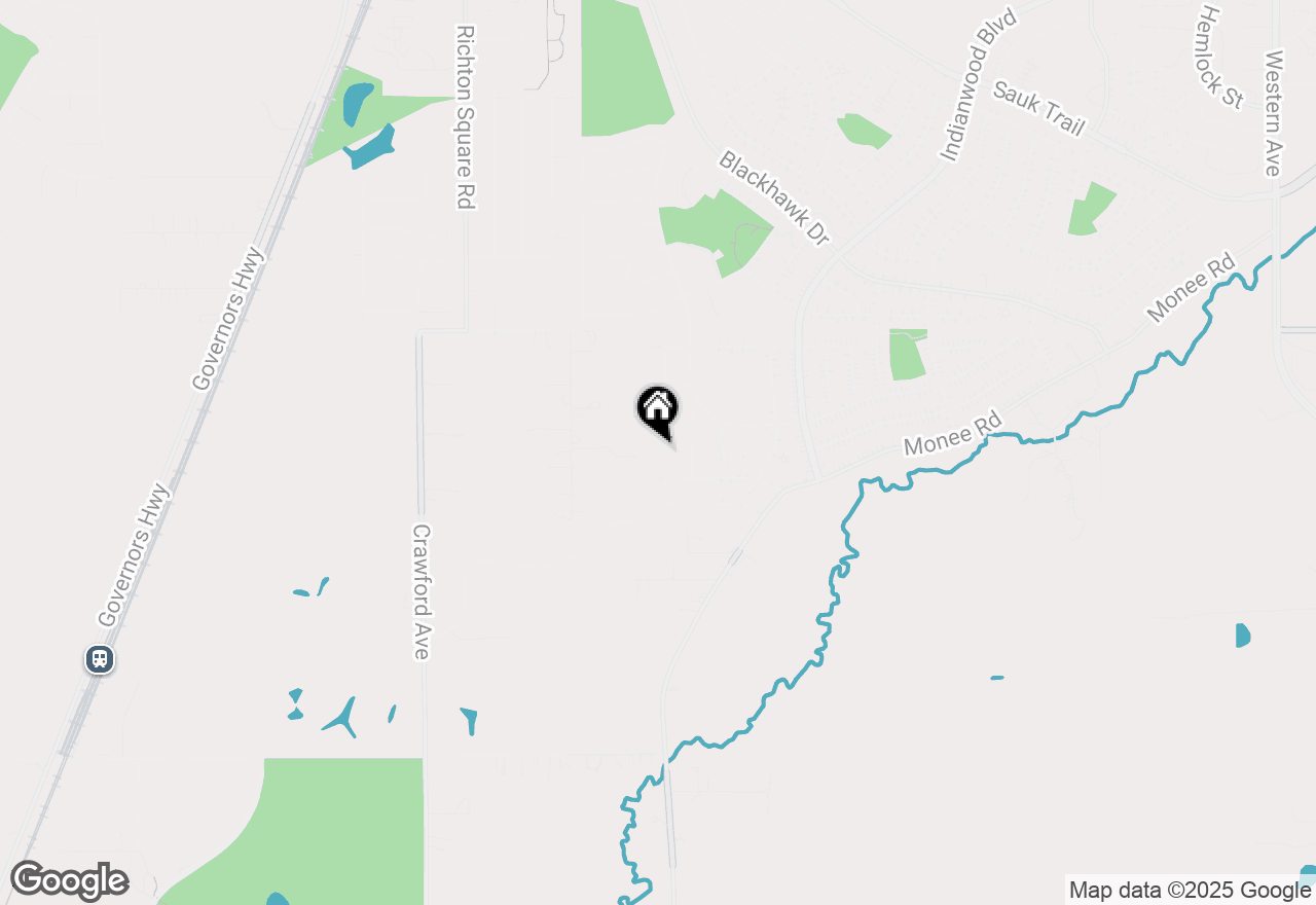 Map of 456 Tomahawk Street, Park Forest, IL 60466