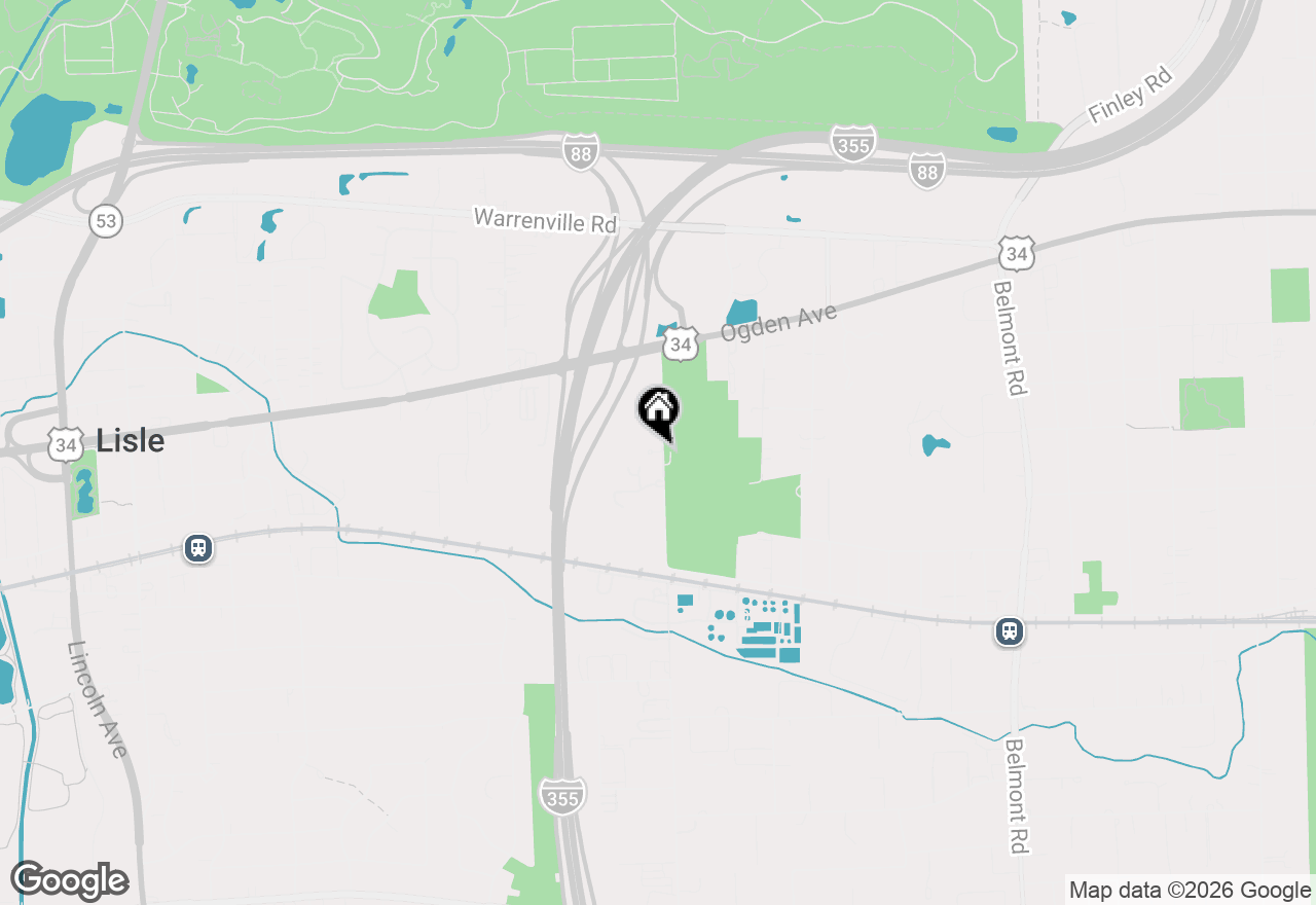 Map of 409 Provence Court, Lisle, IL 60532