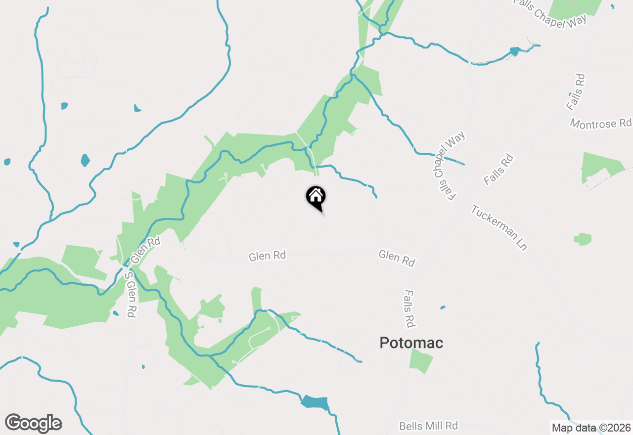 Map of 11733 Becket Street, Potomac, MD 20854