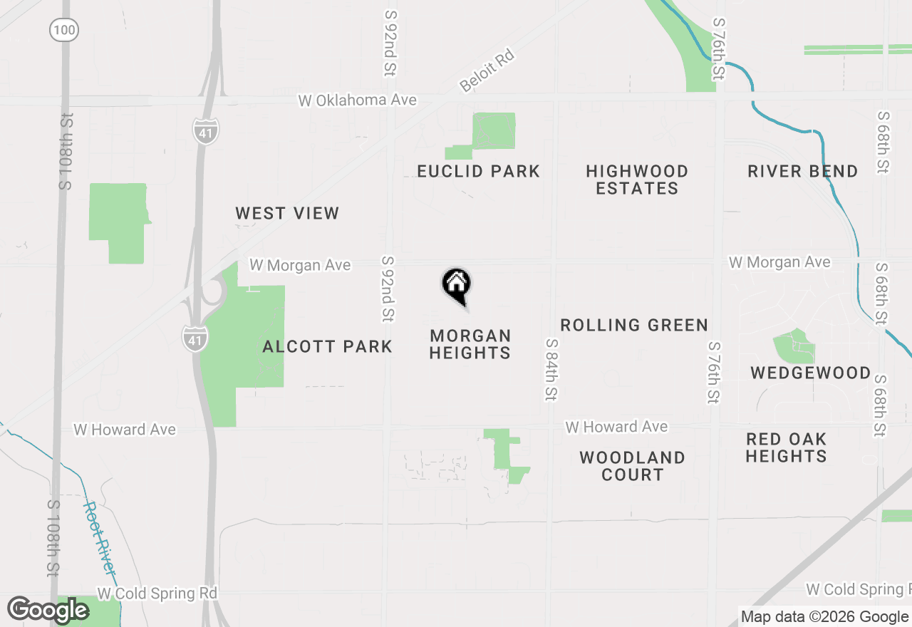 Map of 3616 S 89th St, Milwaukee, WI 53228