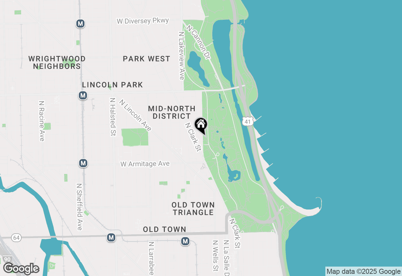Map of 2120 N Lincoln Park West #5-6, Chicago, IL 60614