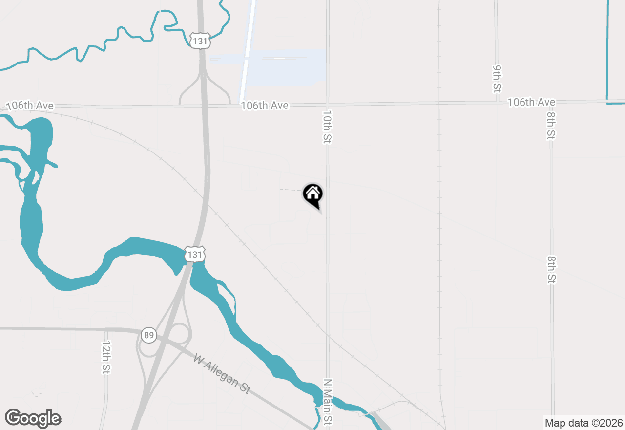 Map of 501 E Stoneridge Drive, Plainwell, MI 49080