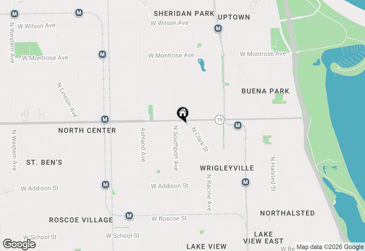 Map of 3951 N Wayne Avenue #304, Chicago, IL 60613