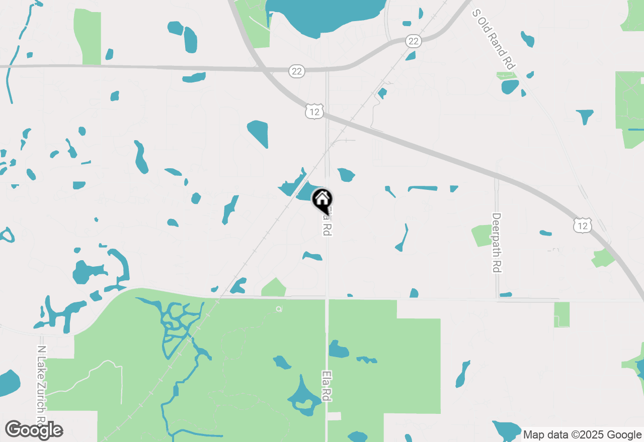 Map of 1099 Berkshire Lane, Barrington, IL 60010