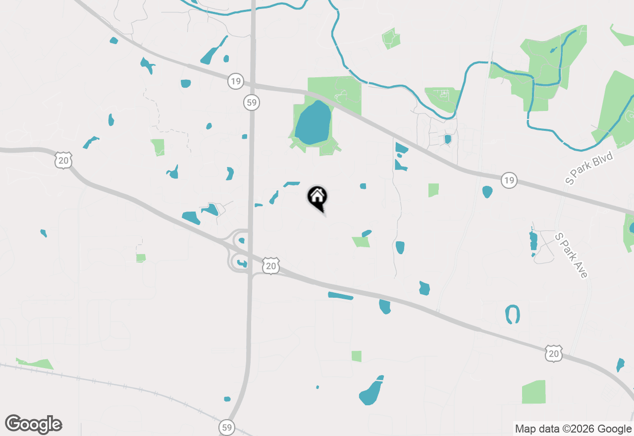 Map of 772 Red Oak Drive, Bartlett, IL 60103
