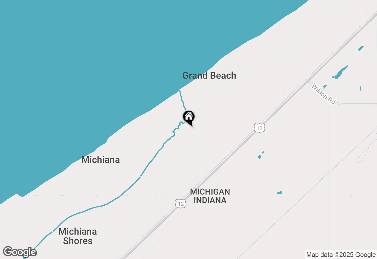 Map of 46306 Station Road, New Buffalo, MI 49117