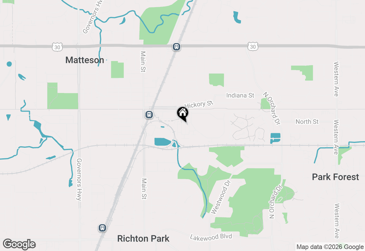 Map of 21617 Dogwood Road #112-5, Matteson, IL 60443