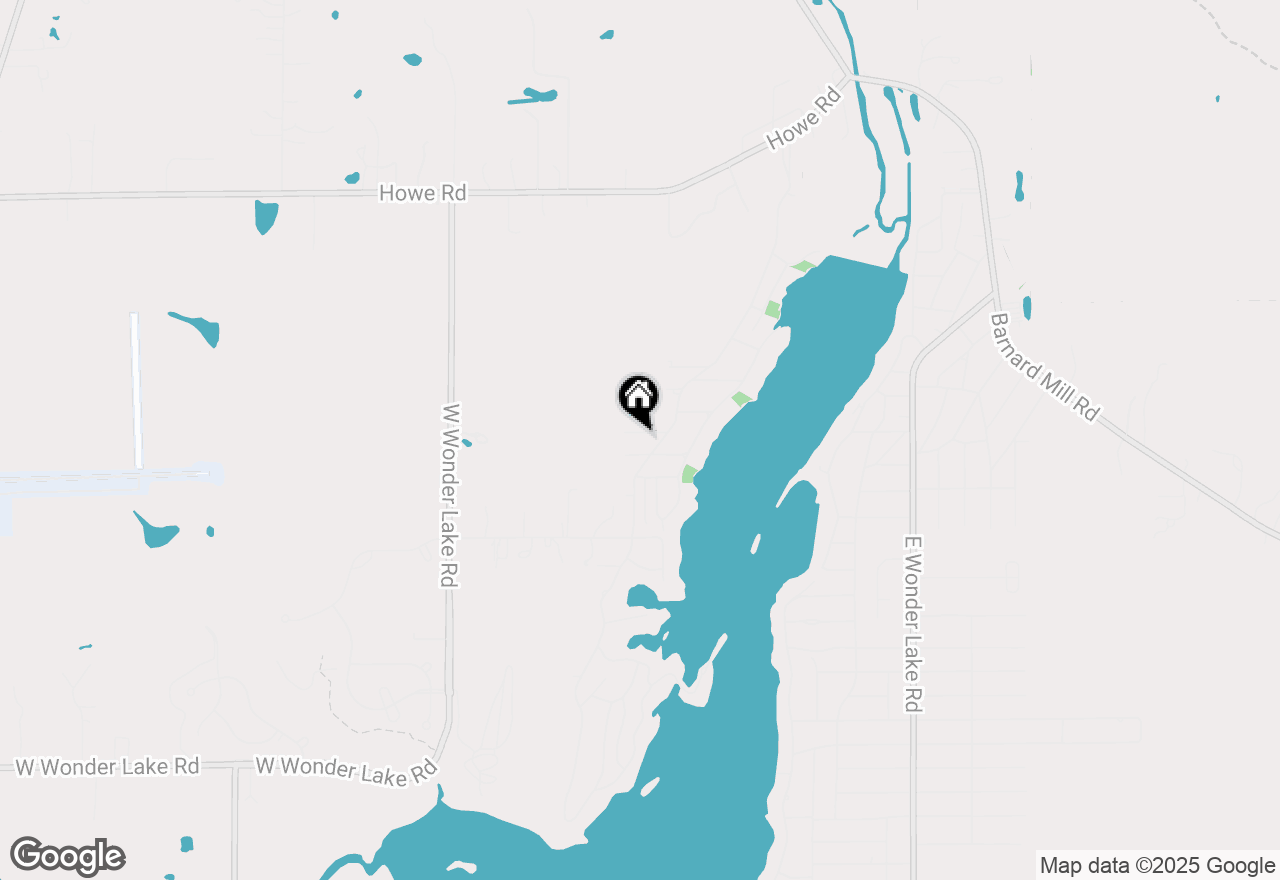 Map of 7919 Hill Drive, Wonder Lake, IL 60097