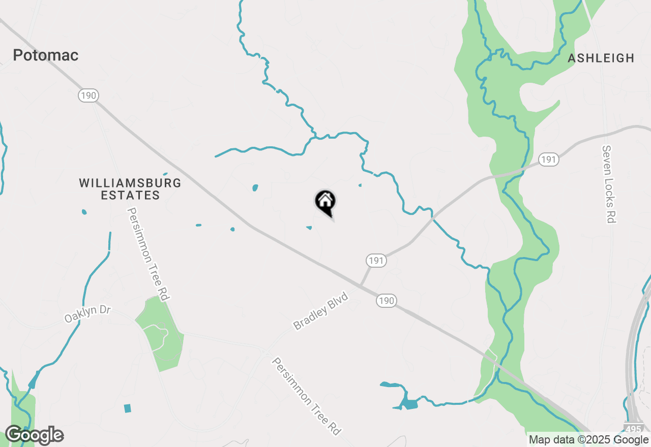 Map of 9121 Harrington Drive, Potomac, MD 20854