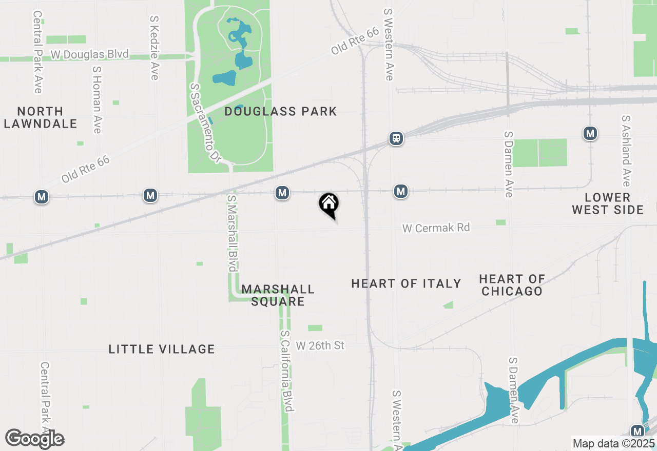 Map of 2600 W Cermak Road, Chicago, IL 60608