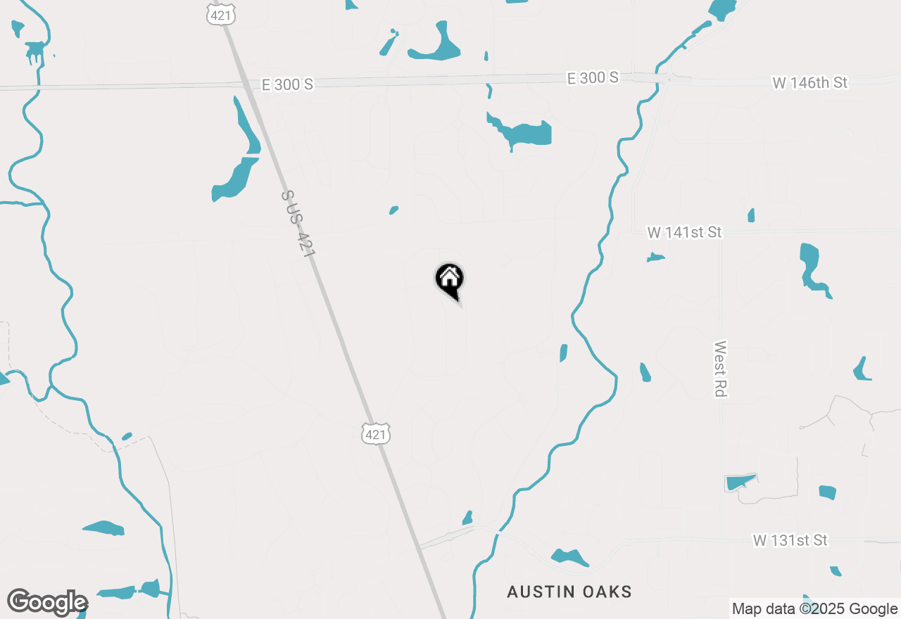 Map of 3645 Conifer Drive, Zionsville, IN 46077
