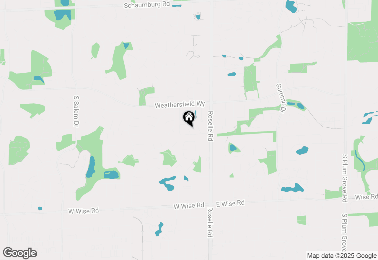 Map of 727 Killarney Court #1B, Schaumburg, IL 60193