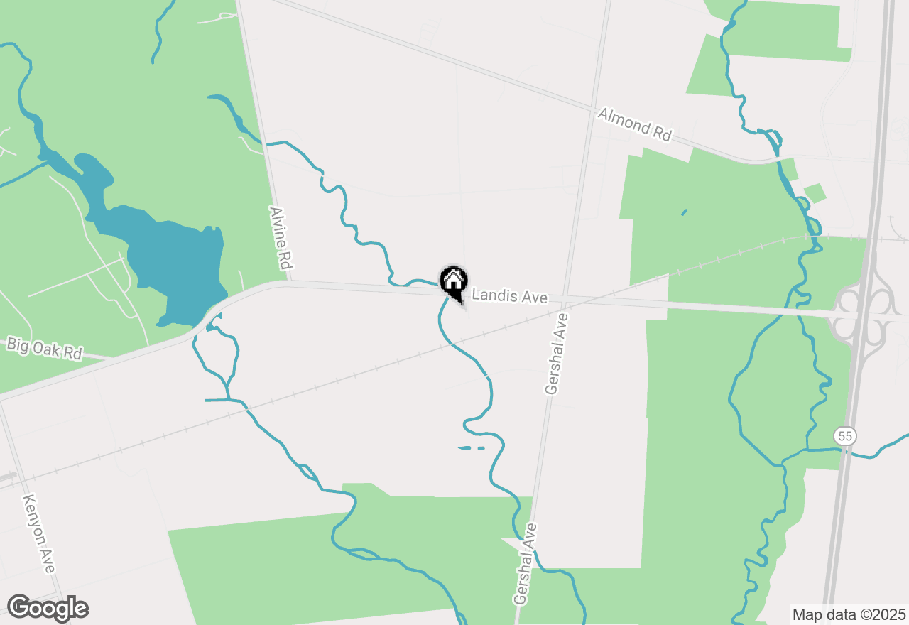 Map of 675 Canhouse Road, Elmer, NJ 08318