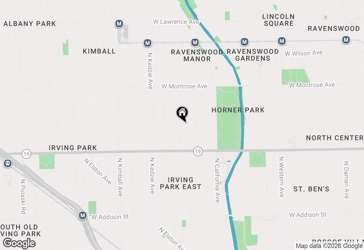 Map of 4136 N Sacramento Avenue, Chicago, IL 60618