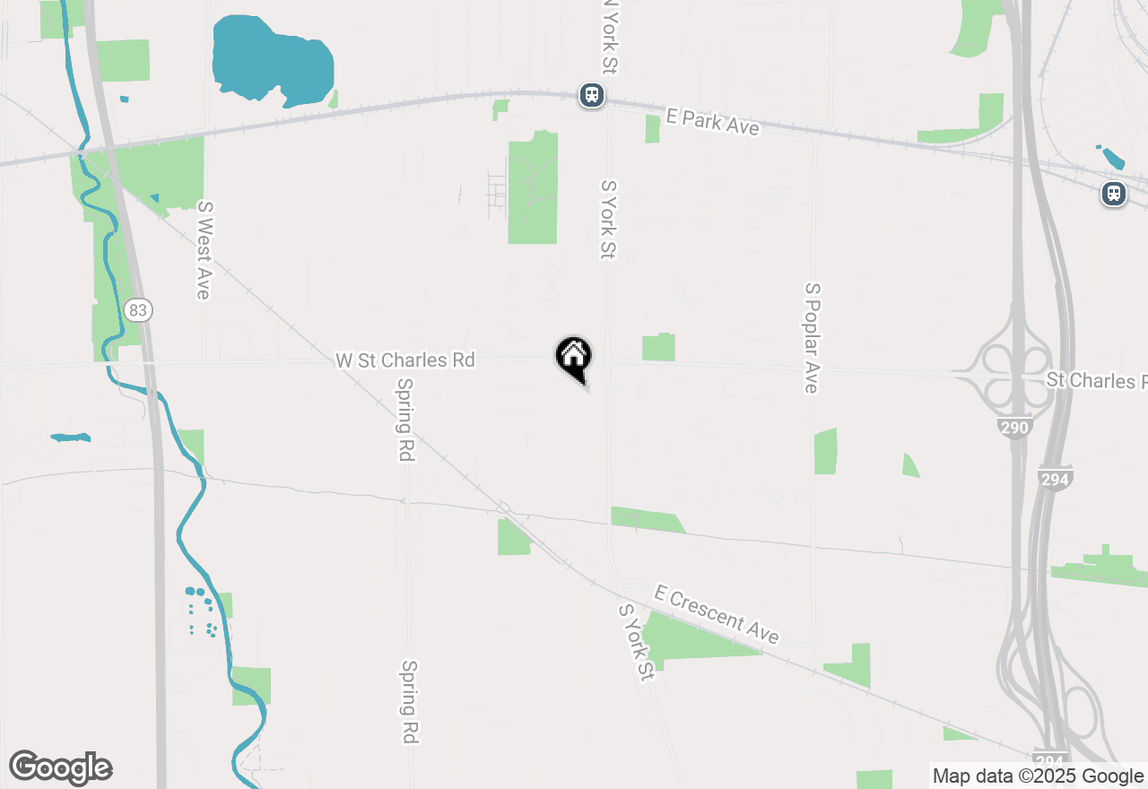 Map of 396 S Washington Street, Elmhurst, IL 60126