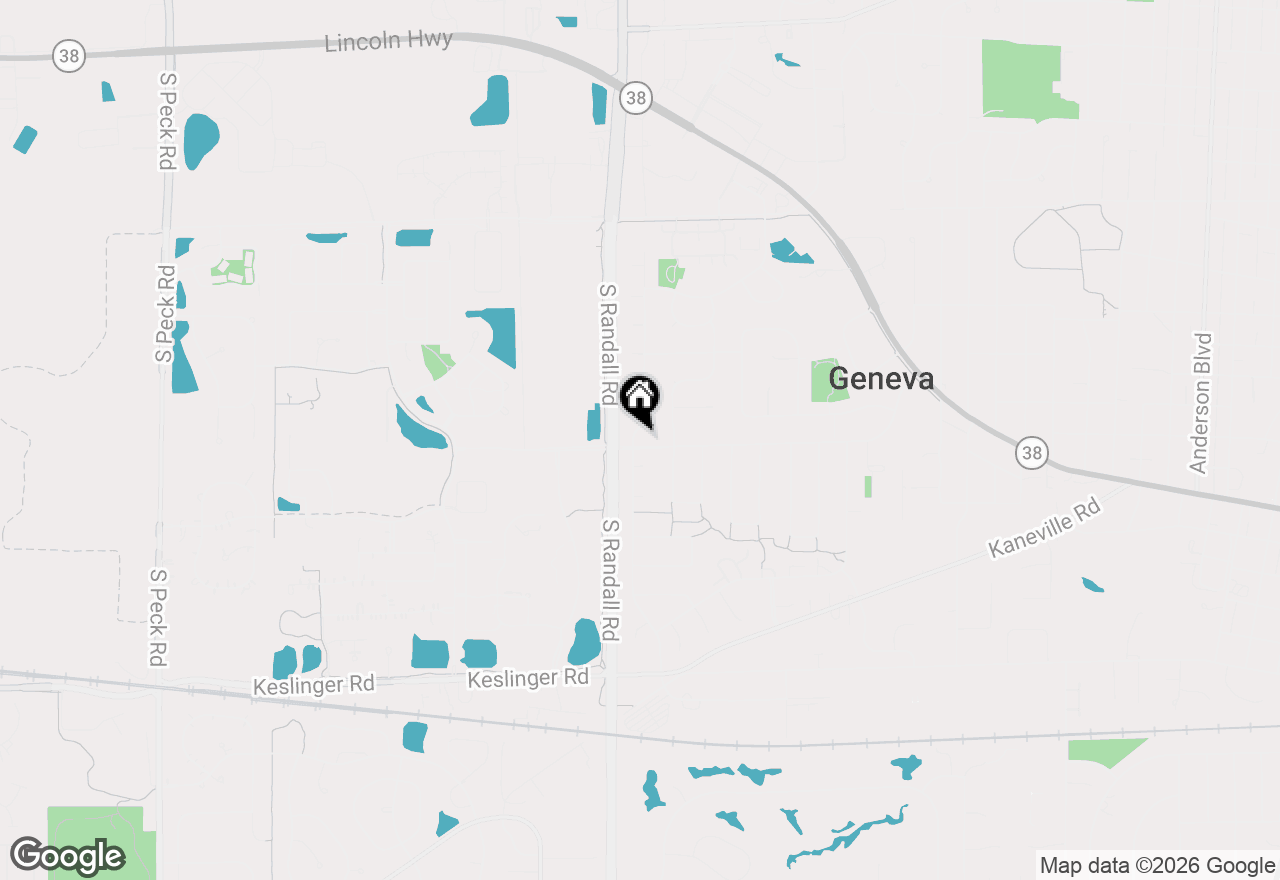 Map of 201 N Cambridge Drive, Geneva, IL 60134