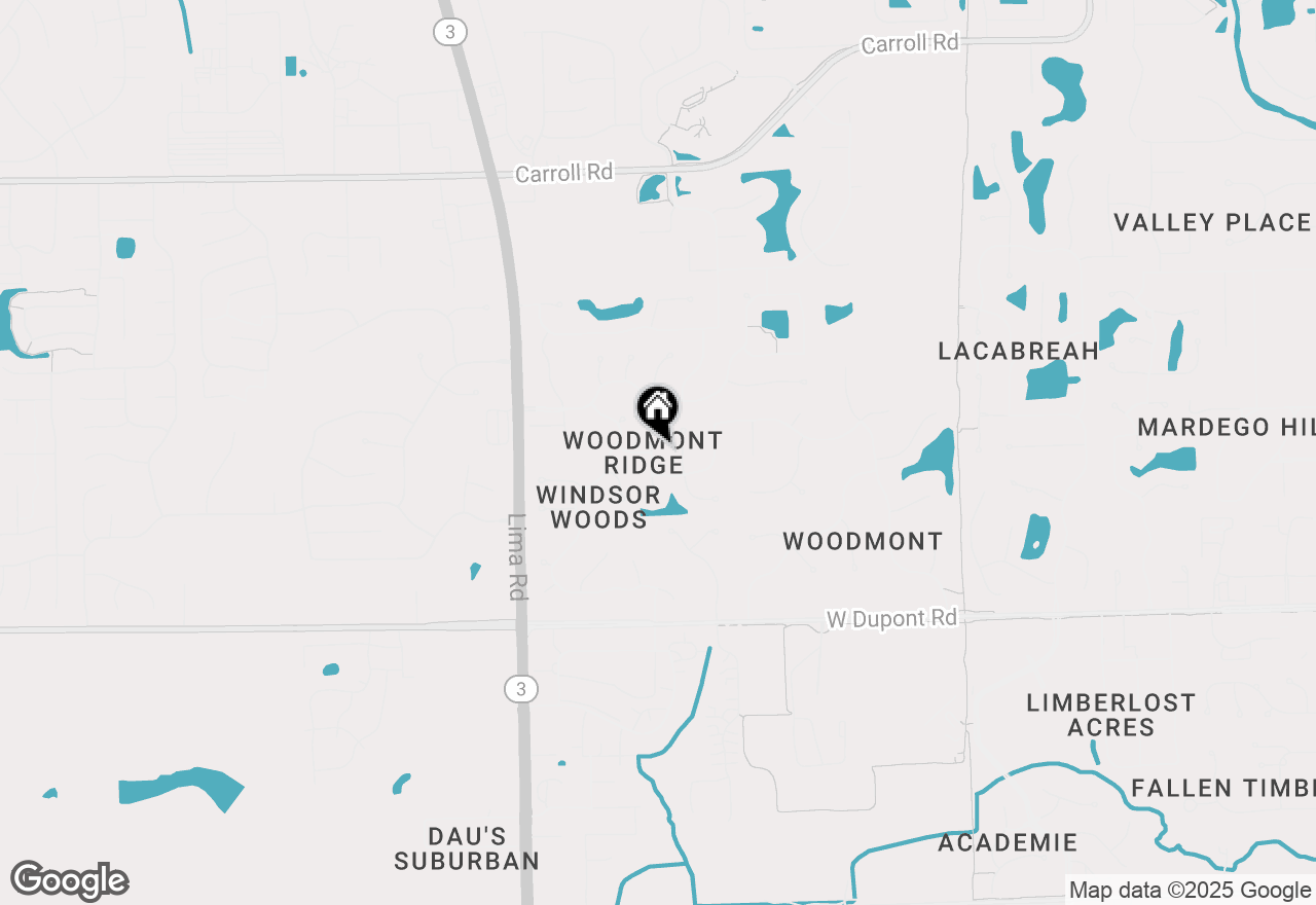 Map of 11036 Bushnell Court, Fort Wayne, IN 46845