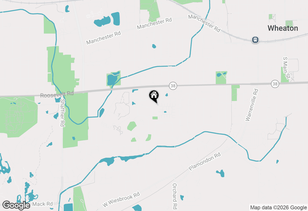 Map of 927 Kilkenny Drive #A, Wheaton, IL 60189