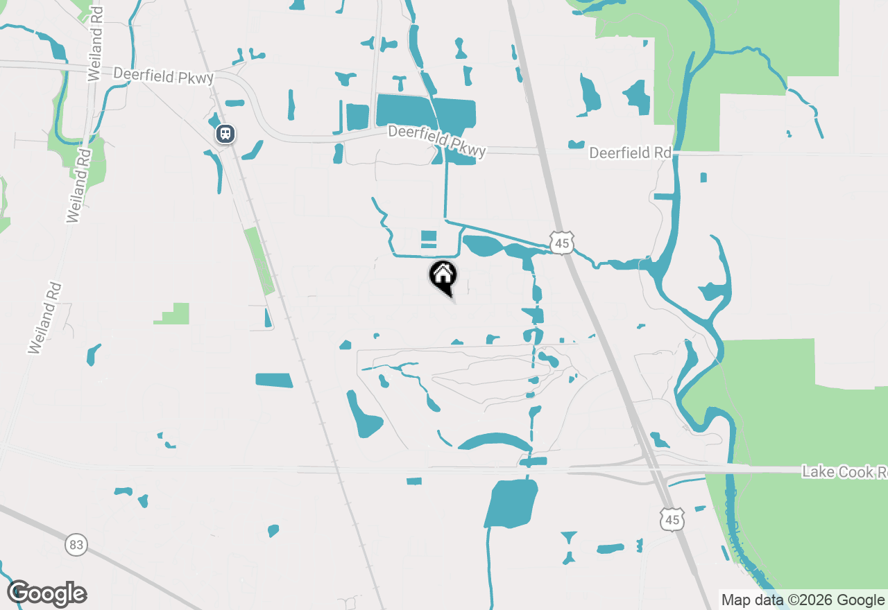 Map of 654 Inverrary Lane, Deerfield, IL 60015