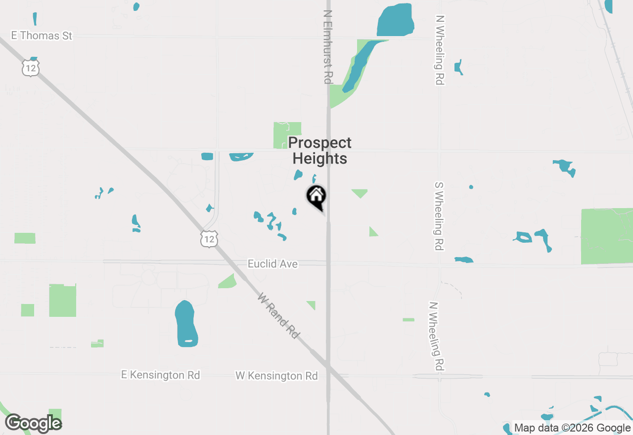 Map of 1400 N Elmhurst Road #119, Mount Prospect, IL 60056