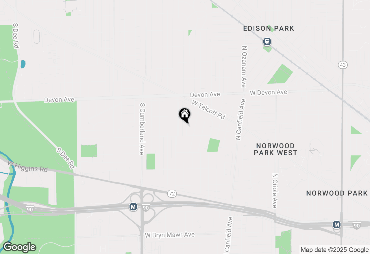 Map of 1414 S Crescent Avenue, Park Ridge, IL 60068